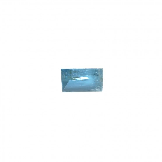 Aquamarin Rechteck Tafelschliff ca. 13x9 mm 