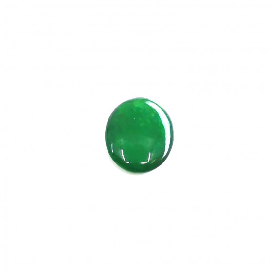 Jade ovaler Cabochon ca. 12x10 mm 