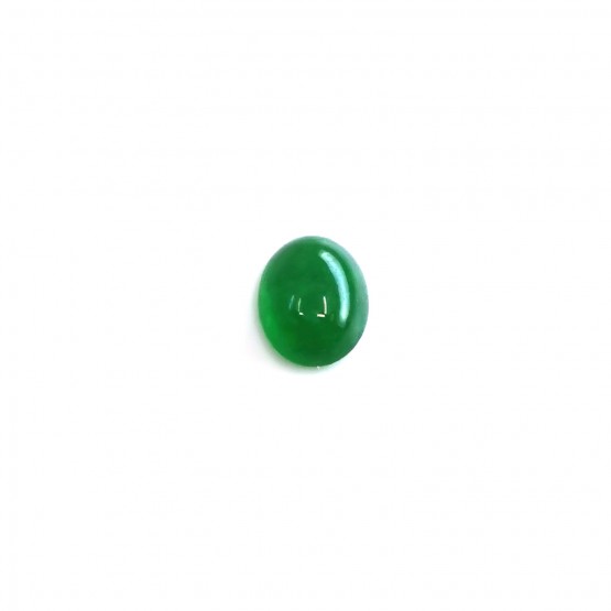 Jade ovaler Cabochon ca. 9x7 mm 